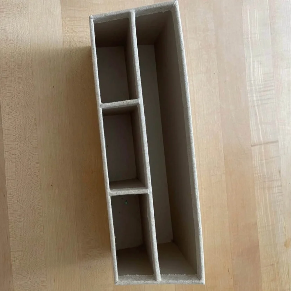 Linen Desk Storage Organizer